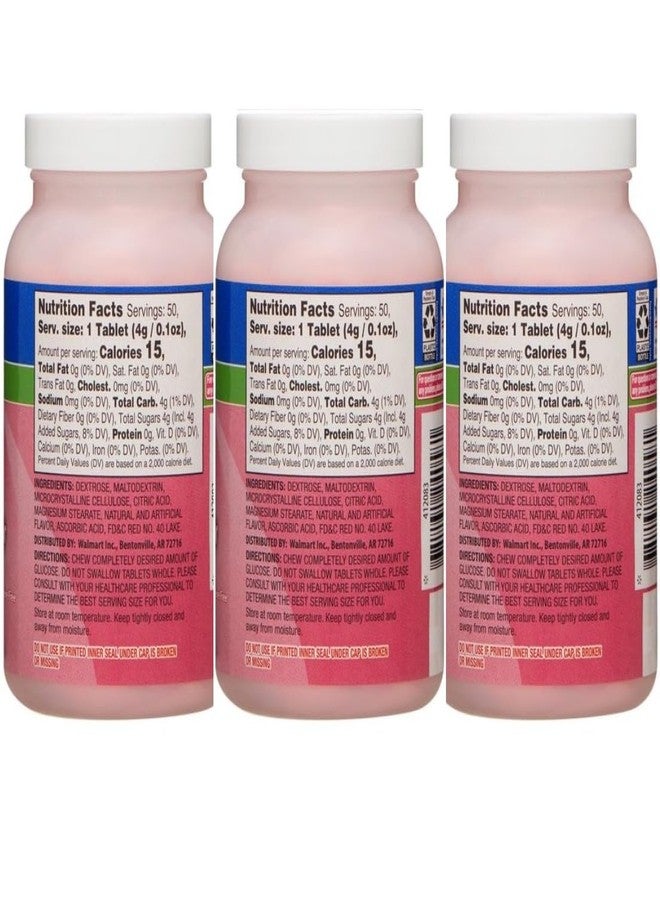 Relion Glucose Tablets - Fruit Punch Flavor - 50 Counts (3 Pack) - Image 2